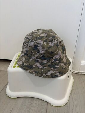 Kids military camo bucket hat